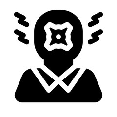 burnout glyph icon