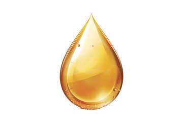 a gold drop of oil