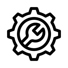 spare part line icon