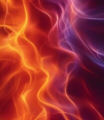 Fototapeta premium Abstract Wavy Colorful Background