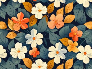 Flowers close-up on blue