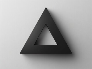 Fototapeta premium Close up of triangle shape on wall