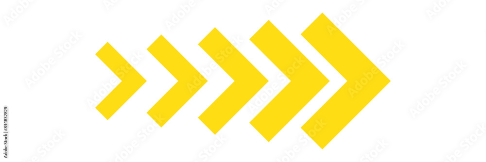 Canvas Prints arrow icon. set black arrows symbols. blend effect. vector isolated on white background