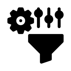 filter glyph icon