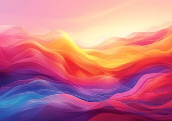 Fototapeta premium Colorful Waves