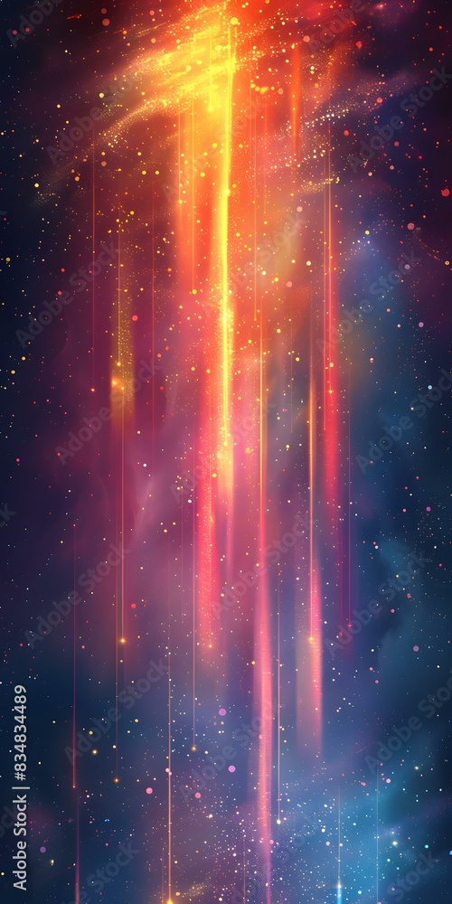 Poster light trails