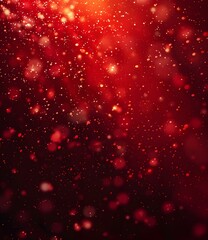 Red glitter lights background