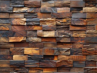 Fototapeta premium Wooden wall with fire hydrant close-up