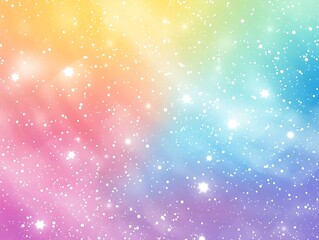 A colorful beautiful light colors sky line background rainbow colors