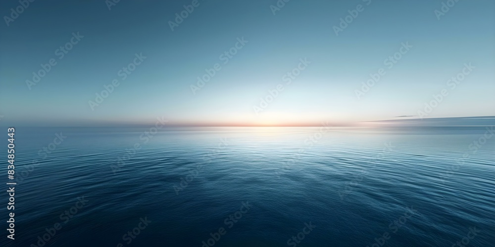 Poster converging lines create depth and minimalist impact in abstract horizon perspective art. concept abs
