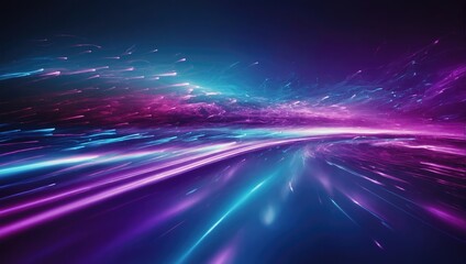 Obraz premium Abstract technology particles lines mesh background