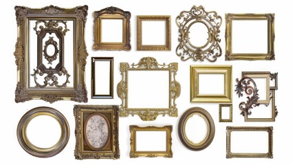 Frames Collection: Classical Art Frames Set for Paintings and Photos