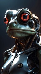 “Sentinel of the Future: Bipedal Combat Android”