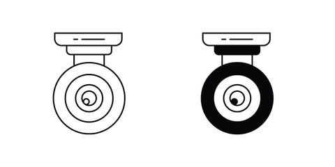 cctv icon with white background vector stock illustration