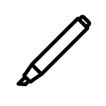 Spidol icon in black and outline style