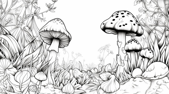 Internationaler Tag des Malbuchs 02. August Buntstifte und Ausmalbild Generative AI
