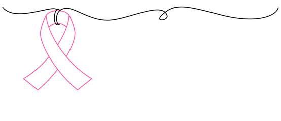Awareness Ribbons line art style. breast cancer awareness. HIV awareness. element vector eps 10