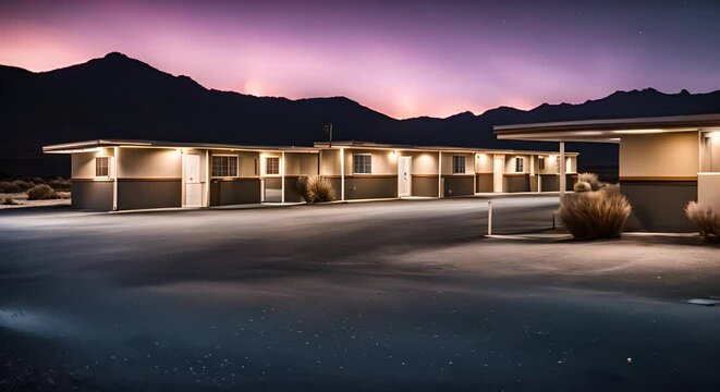 Roadside motel in Nevada.