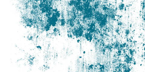 Blue abstract grunge old concrete wall texture stain isolated overlay decorative vintage background.