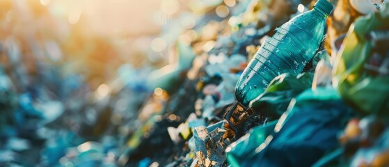 The circular economy, with blurry background, transforms waste into resources, fostering sustainability in every industry