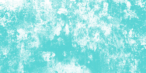Cyan abstract grunge old concrete wall texture stain isolated overlay decorative vintage background.