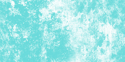 Cyan abstract grunge old concrete wall texture stain isolated overlay decorative vintage background.