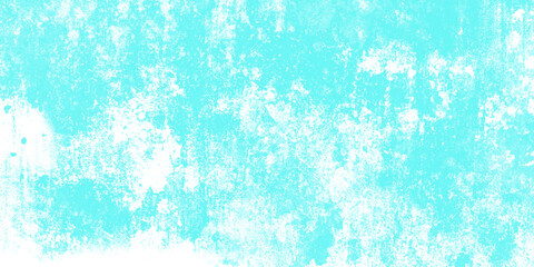 Cyan abstract grunge old concrete wall texture stain isolated overlay decorative vintage background.