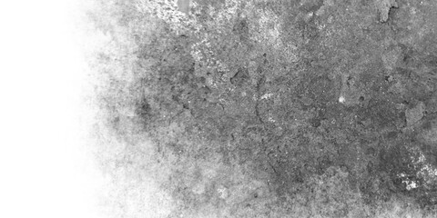 Black and white abstract grunge old concrete wall texture stain isolated overlay decorative vintage background.