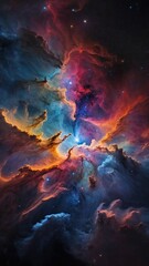 Fototapeta premium Multicolored nebula