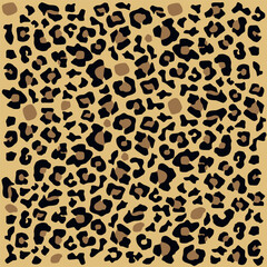 Leopard background. Bright background. Vector simple spotted background.