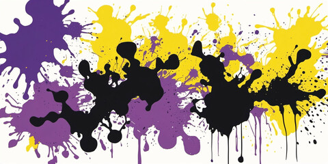 Art background, Splash Ink Paint, Abstract style. Digital illustration.