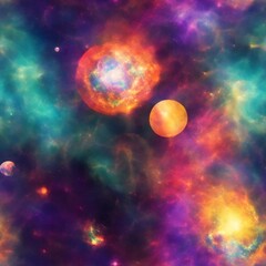 Obraz premium An electrifying display of abstract colorful lights