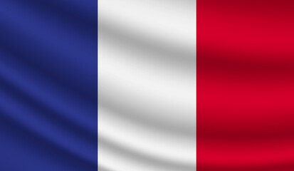 France National Flag Photo waving 3d French Flag