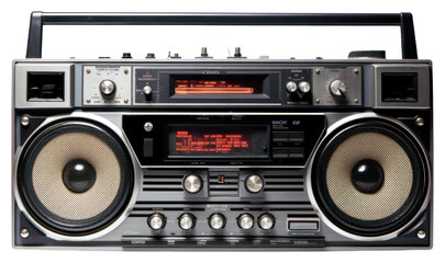 Fototapeta premium PNG Boombox Radio radio electronics boombox.