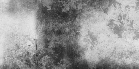 Black and white abstract grunge old concrete wall texture stain isolated overlay decorative vintage background.