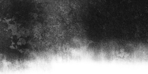Black and white abstract grunge old concrete wall texture stain isolated overlay decorative vintage background.