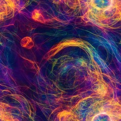 An electrifying display of abstract colorful lights