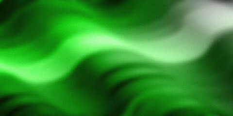 Bright abstract gradient with smooth wavy patterns in vibrant green and white tones. Perfect for backgrounds, websites, and creative projects. Ideal for adding a fresh and dynamic touch