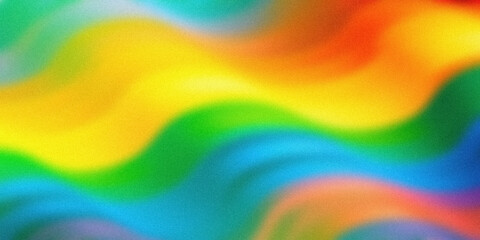 Colorful abstract gradient with smooth wavy patterns in vibrant rainbow tones. Perfect for backgrounds, websites, and creative projects. Ideal for adding a lively and dynamic touch