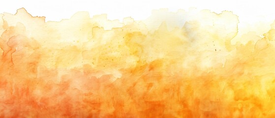 Obraz premium Watercolor: yellow orange backdrop