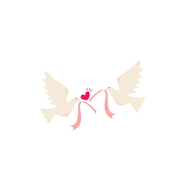 recommend clip art: Wedding doves