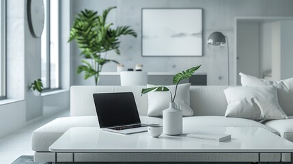 The simplicity of professionalism embodied in a minimalist mockup.