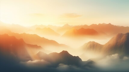 Fototapeta premium Sunrise Spectacle in the Alps