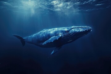 Graceful Giant of the Deep Sea