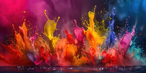 Fluid Frenzy: Capturing the Dance of Pigments