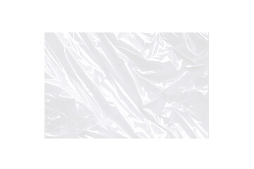 Transparent plastic wrap texture overlay effect. Vector illustration.