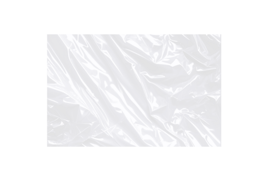 Transparent plastic wrap texture overlay effect. Vector illustration.