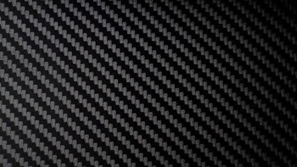Close-Up of Carbon Fiber Texture with Black and Gray Pattern, High-Resolution Background for...