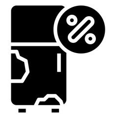 FRIDGE,electronic,cold,kitchen,technology,sale,discount.svg