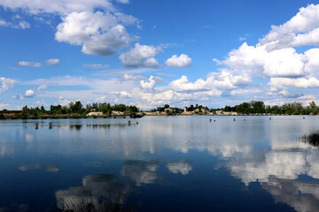 Baggersee in Whyl am Kaiserstuhl